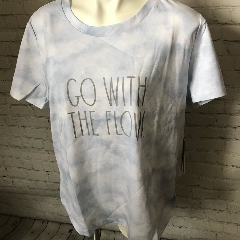 RAE DUNN GO WITH THE FLOW TEE
